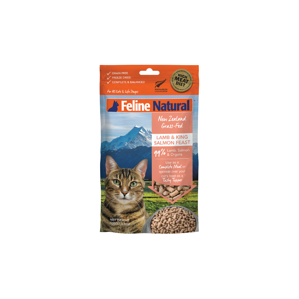 Lamb King Salmon Feast Freeze Dried Cat Food