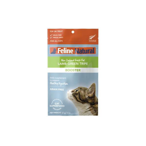 Lamb Green Cat Freeze-Dried Booster, Food – Feline Tripe Natural