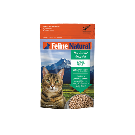 Lamb Feast Freeze Dried Cat Food Feline Natural